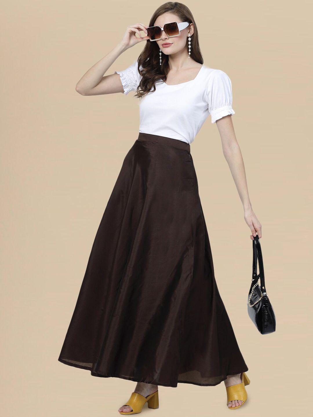 dressberry midi length flared skirt