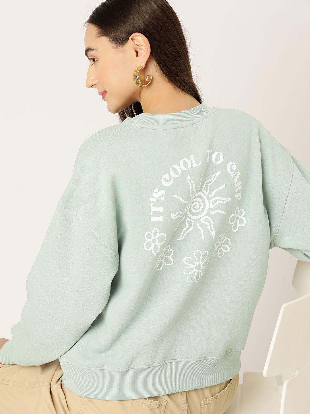 dressberry printed drop-shoulder sweatshirt