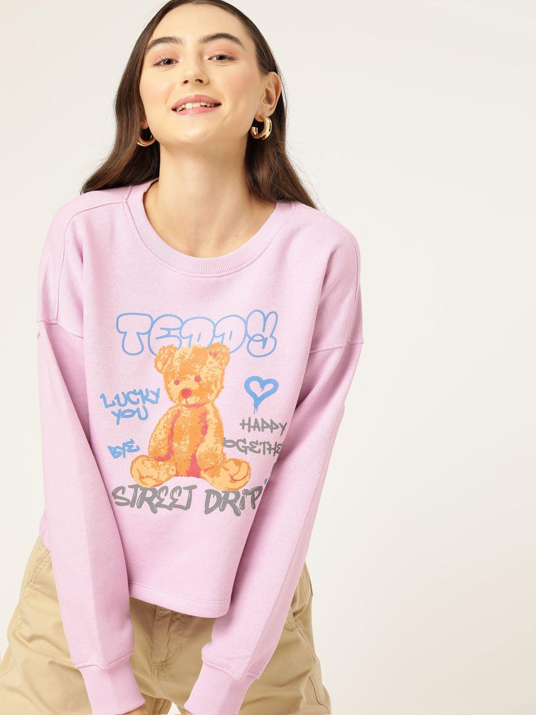 dressberry printed drop-shoulder sweatshirt