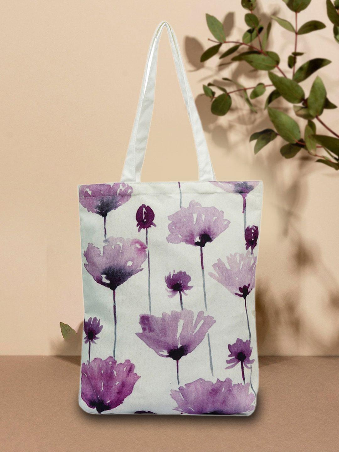 dressberry printed half moon tote bag with tasselled