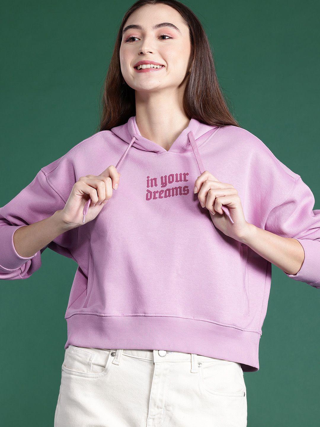 dressberry printed hooded sweatshirt