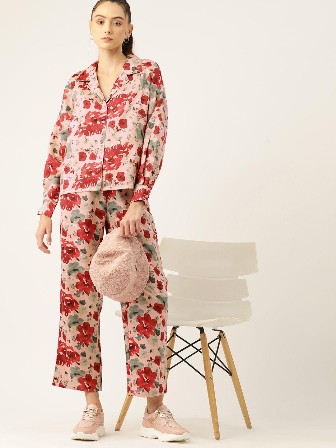 dressberry printed shirt & trousers