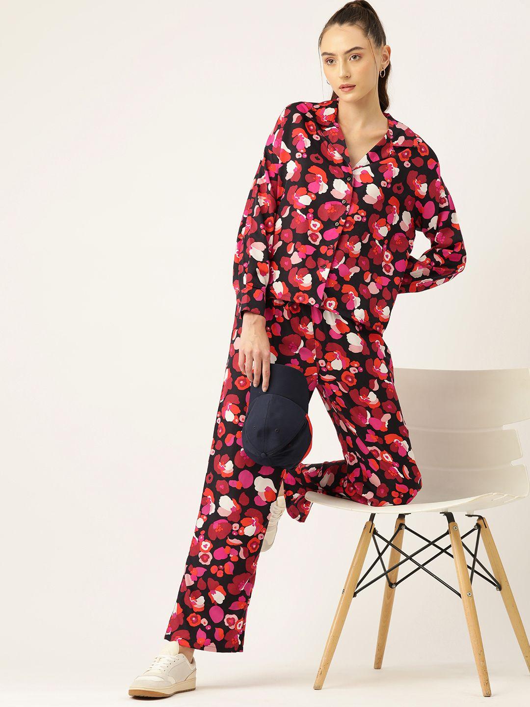 dressberry printed shirt & trousers