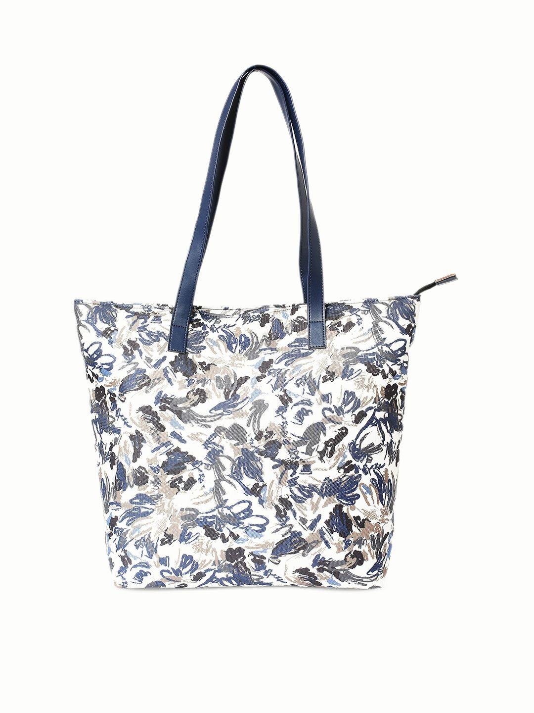 dressberry printed structured tote bag
