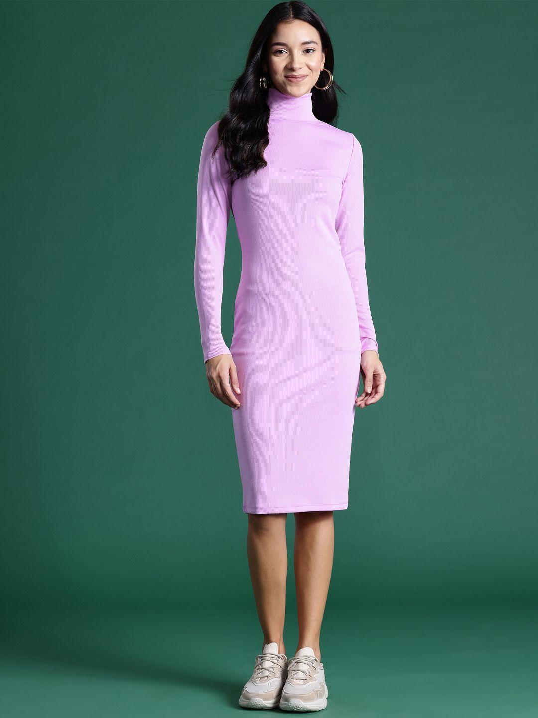 dressberry ribbed bodycon midi dress