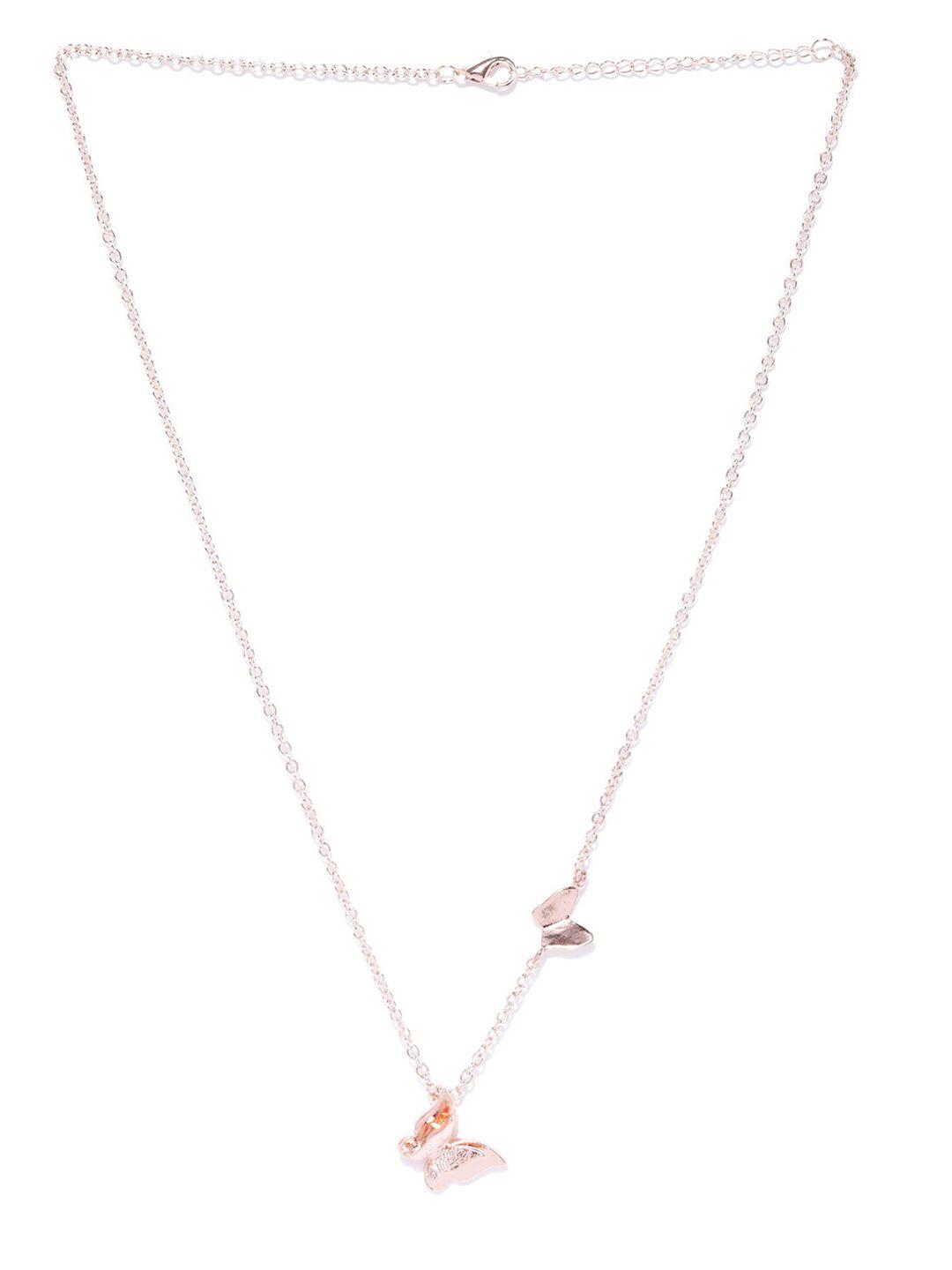 dressberry rose gold-plated minimal necklace