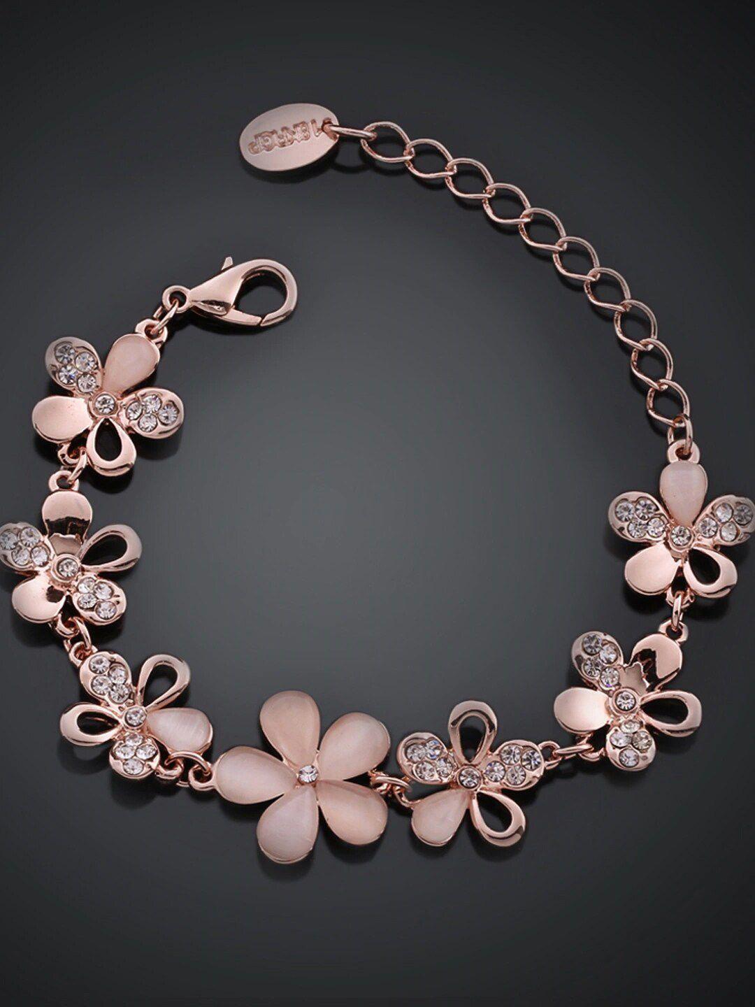 dressberry rose gold-plated wraparound bracelet