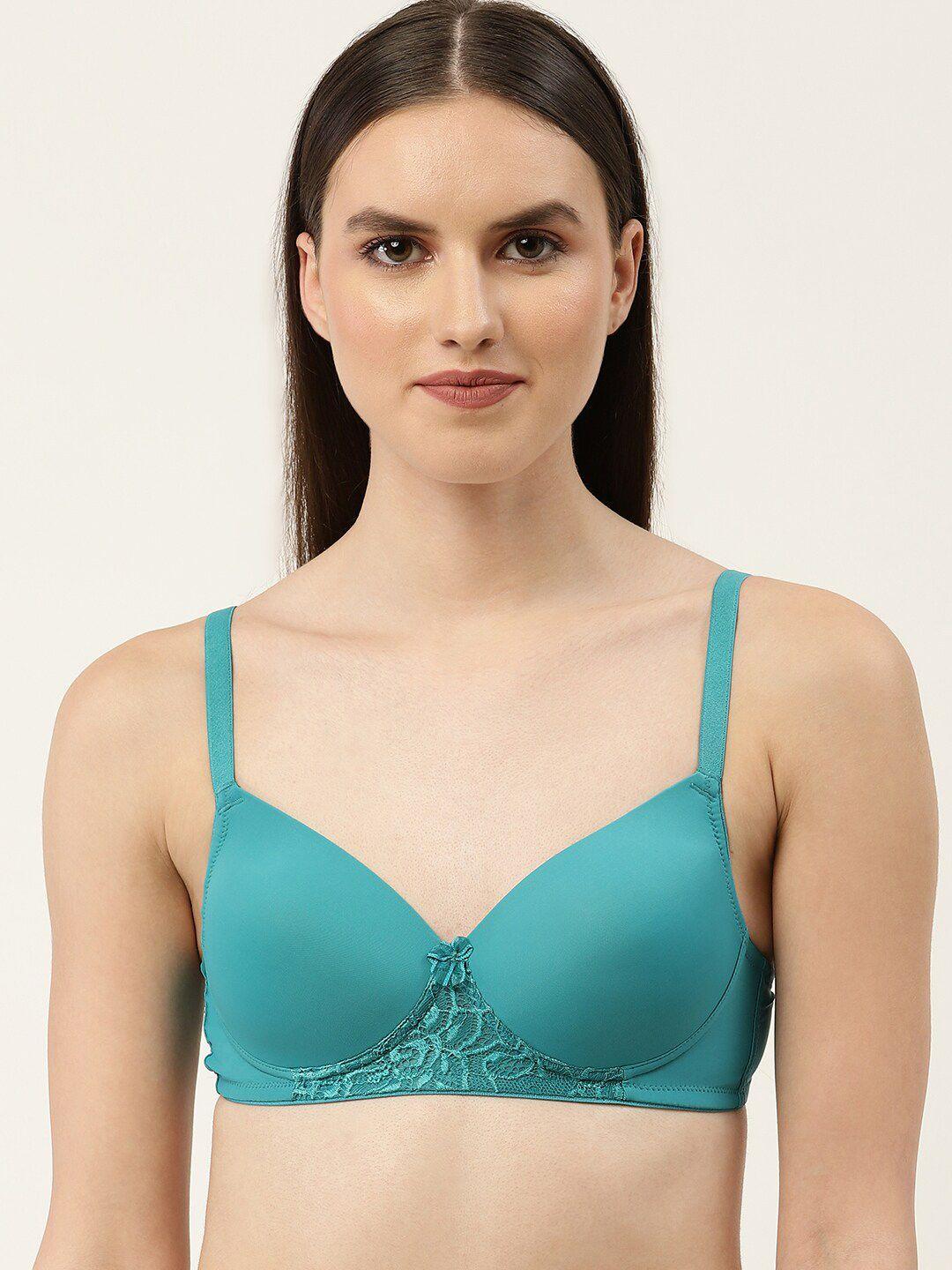 dressberry sea green lightly padded bra