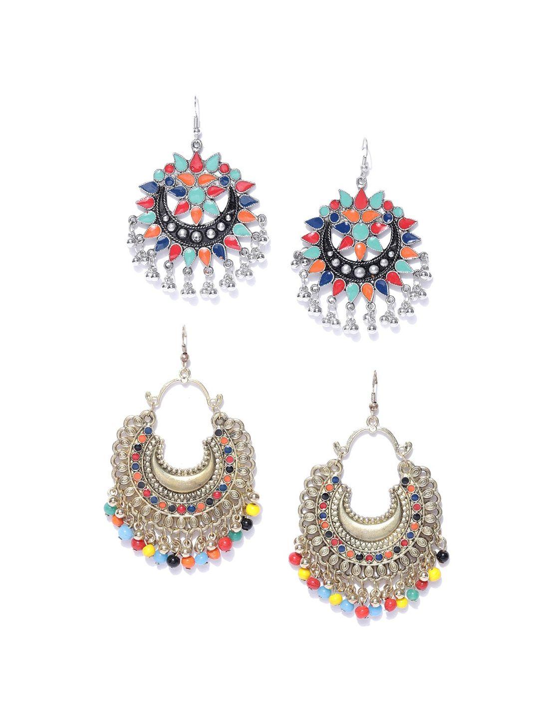 dressberry set of 2 contemporary chandbalis