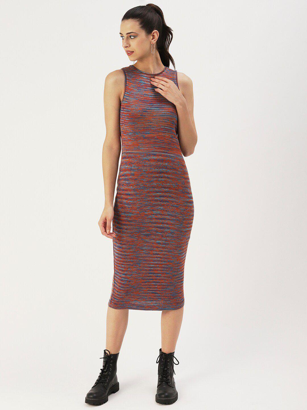 dressberry sleeveless bodycon midi dress