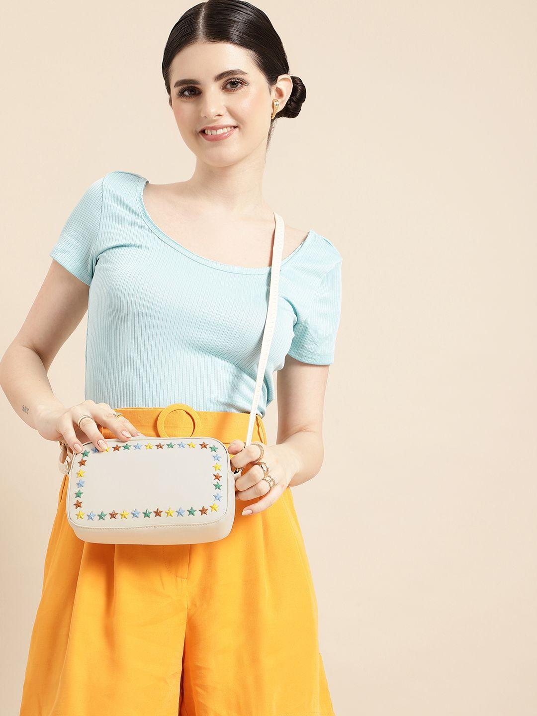 dressberry stars embellished sling bag