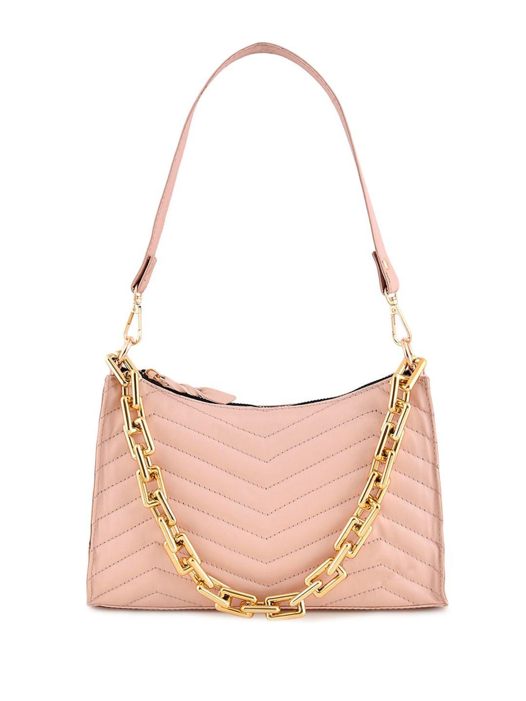 dressberry structured quilted shoulder bag