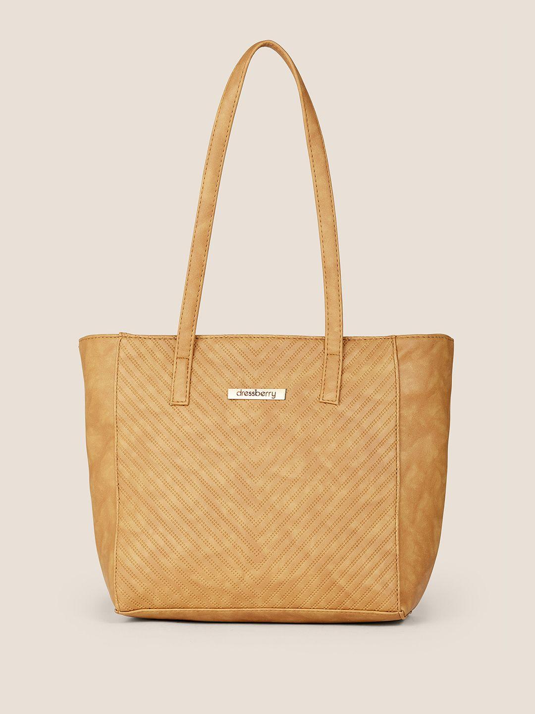 dressberry structured textured quilted shoulder bag