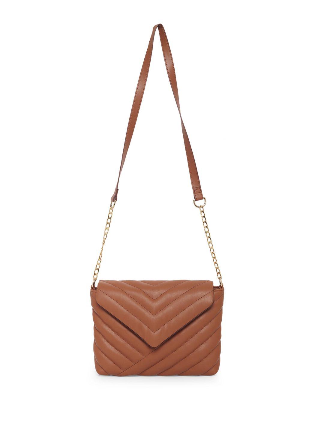 dressberry textured structured sling bag