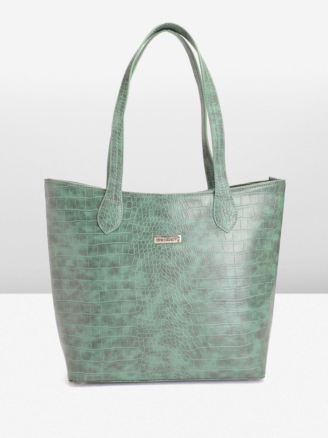 dressberry textured structured tote bag
