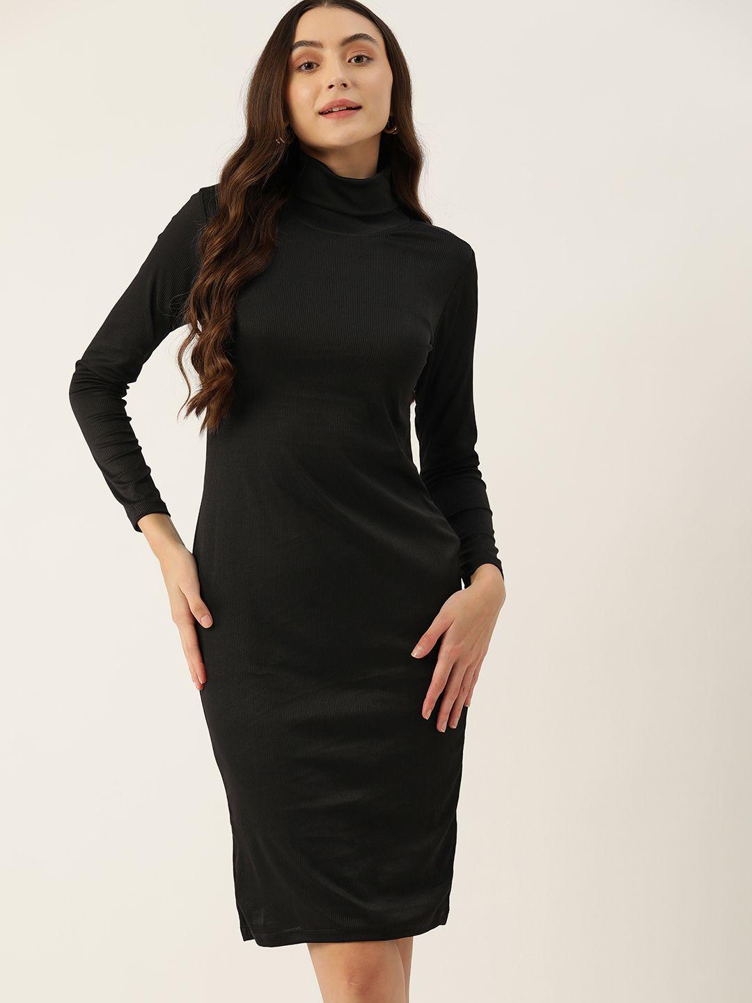 dressberry turtle neck sheath dress