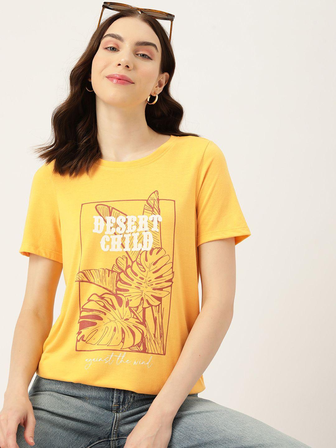 dressberry typography printed t-shirt