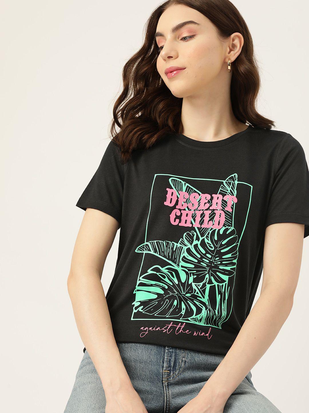 dressberry typography printed t-shirt