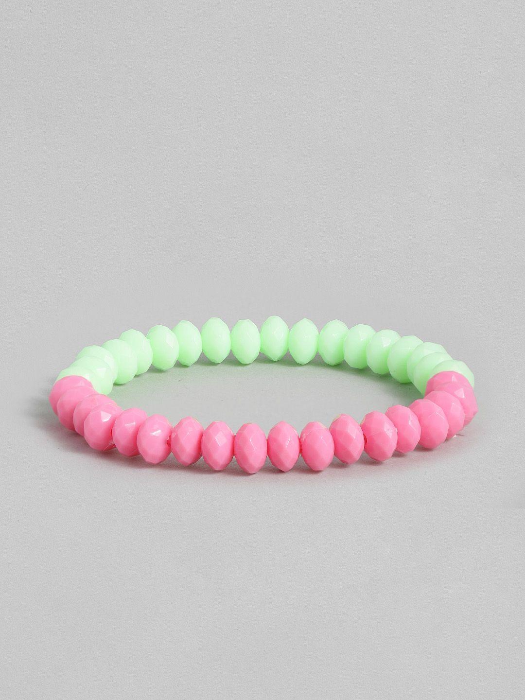 dressberry women artificial beads studded bracelet