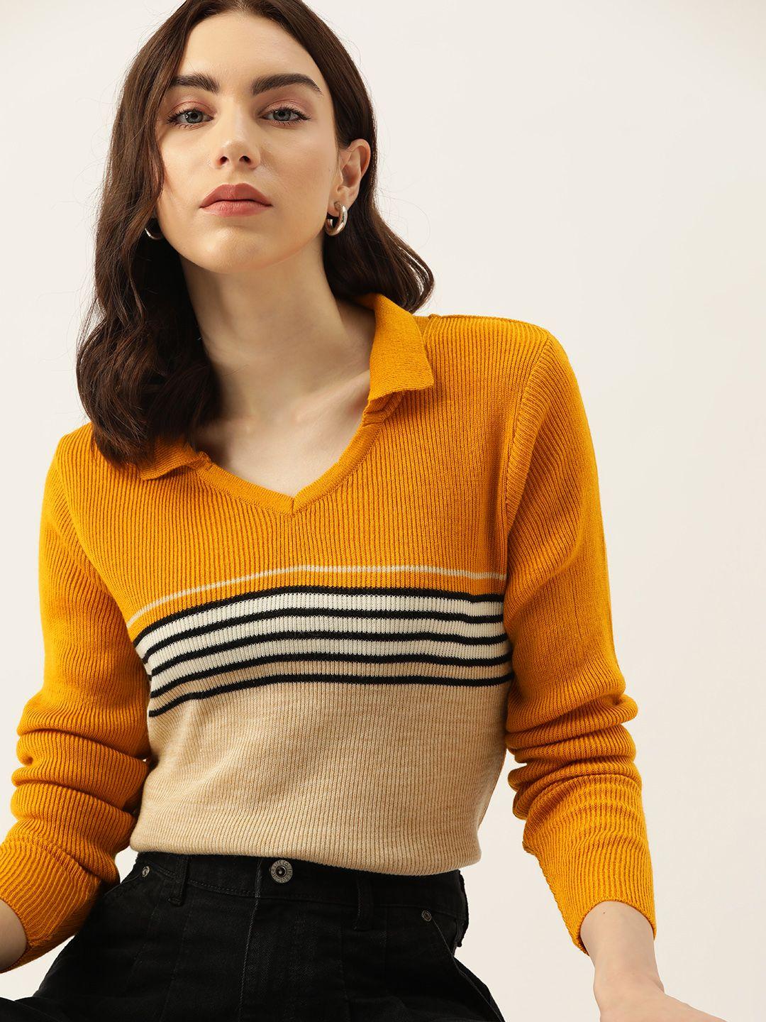 dressberry women colourblocked pullover