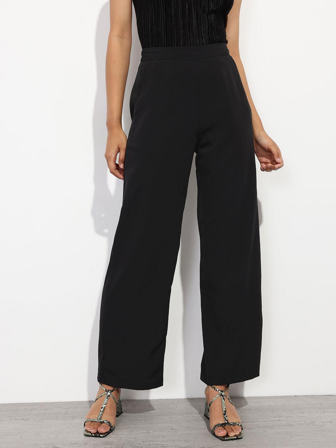 dressberry women elevated basics parallel trousers