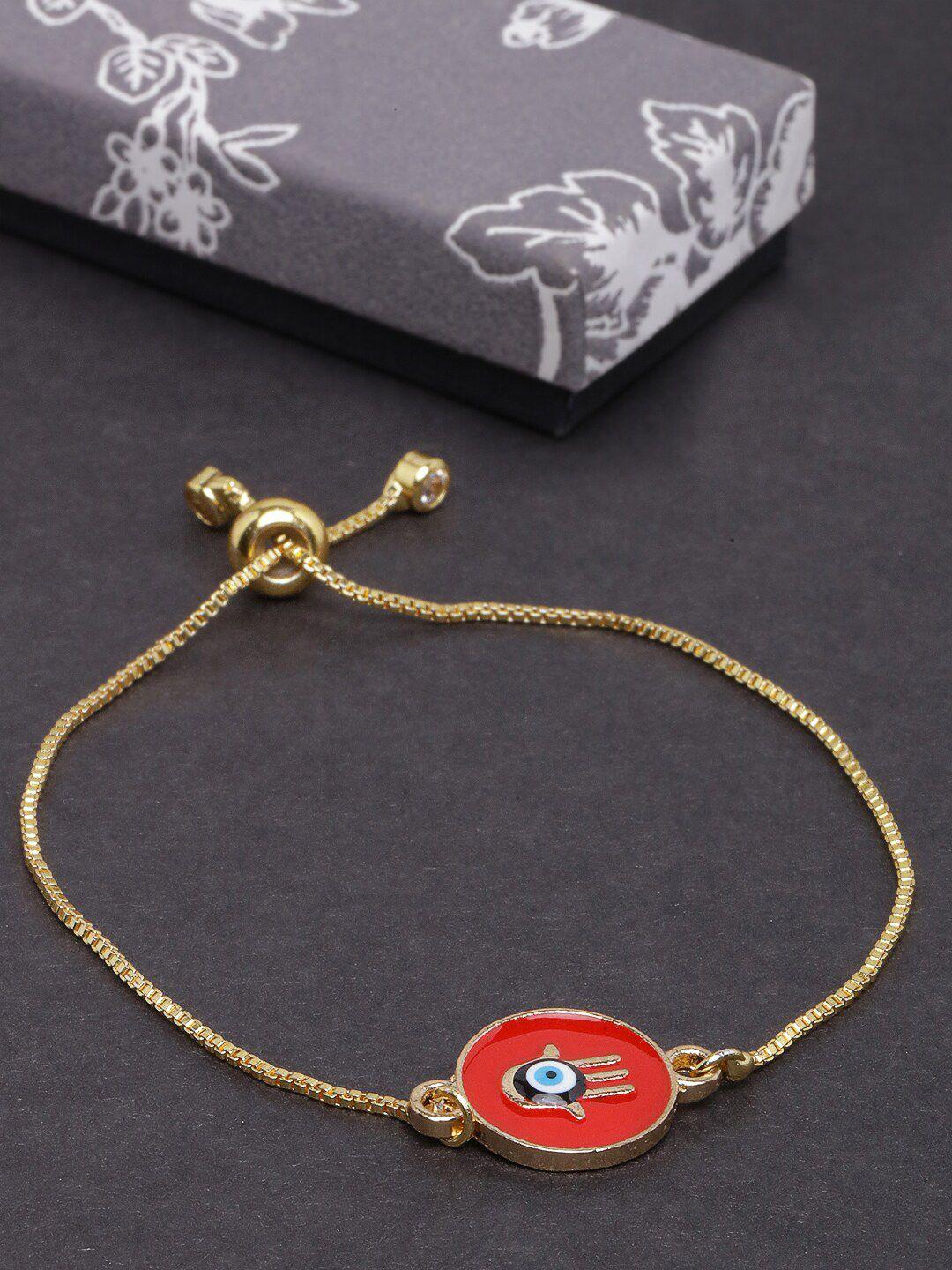 dressberry women gold-plated charm bracelet