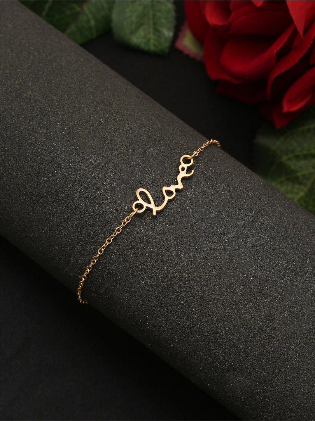dressberry women gold-plated gold-toned wraparound bracelet