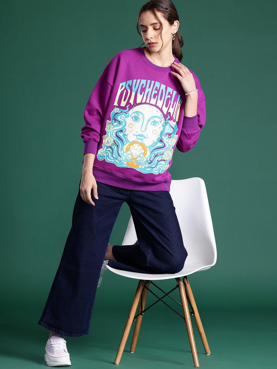 dressberry women printed sweatshirt