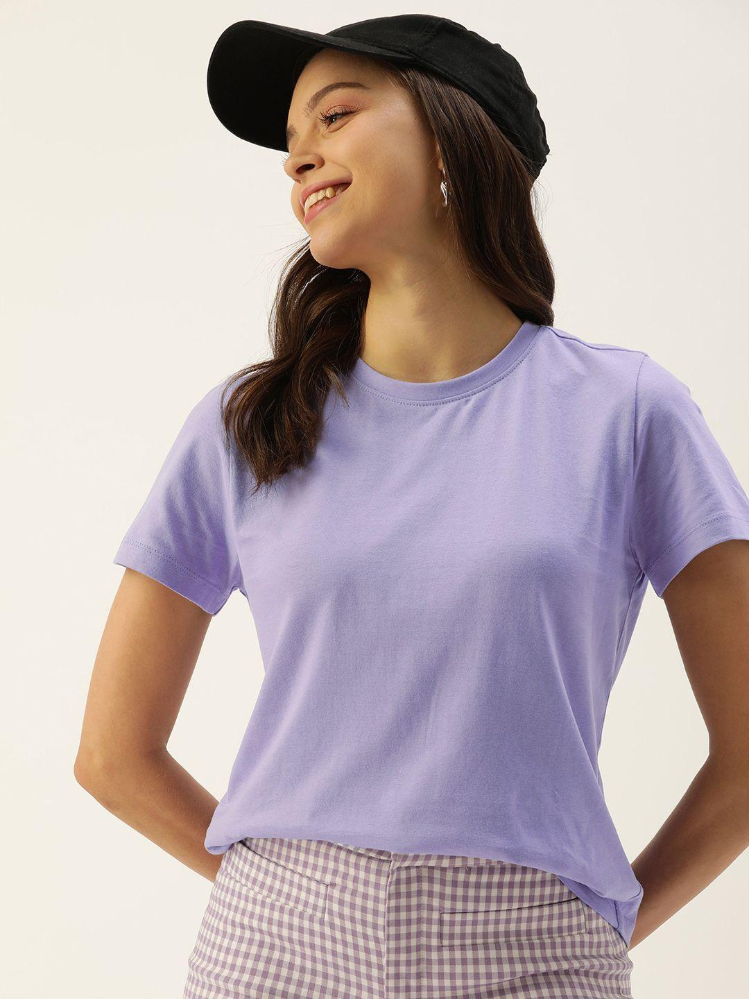 dressberry women solid t-shirt