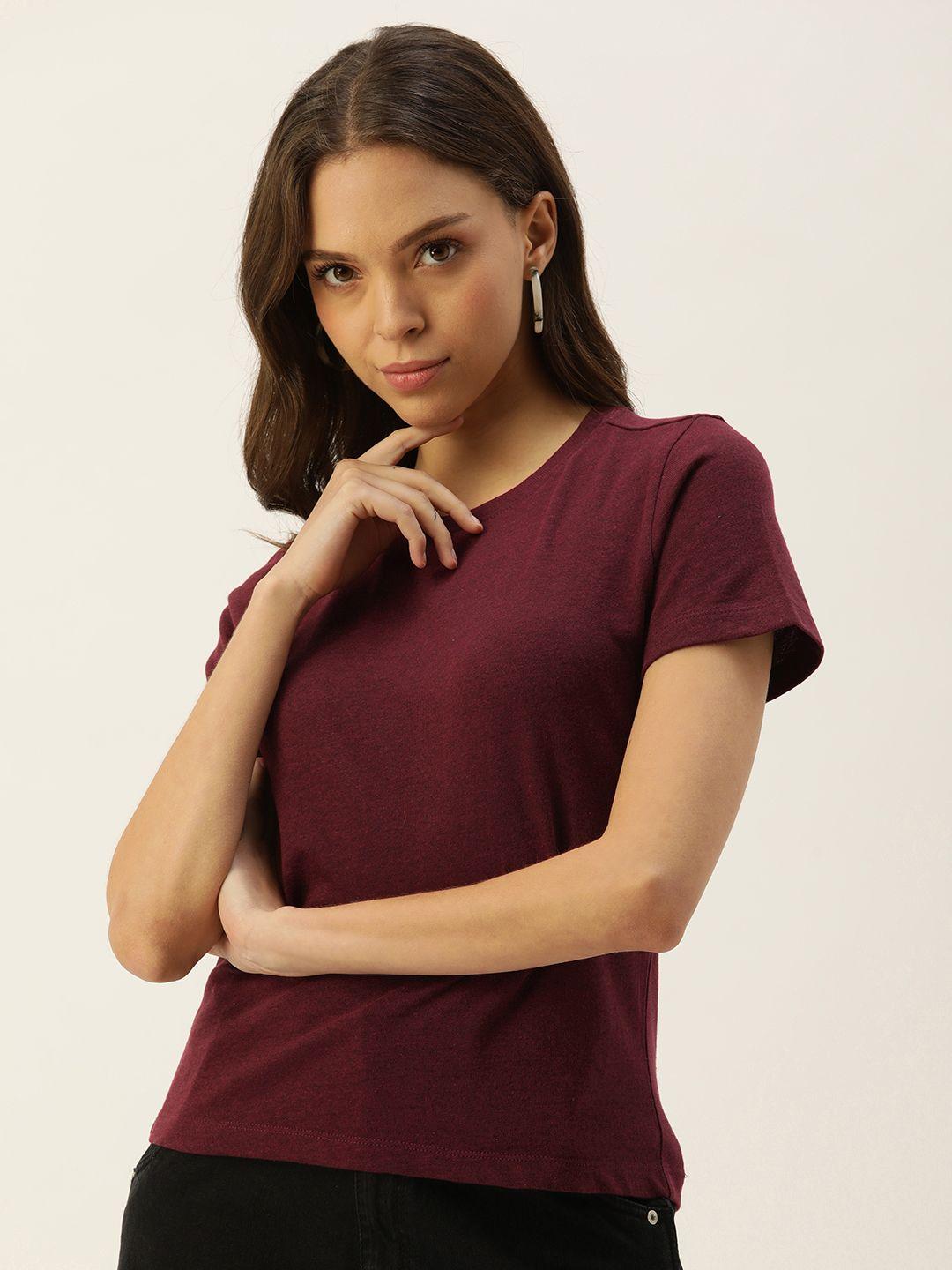 dressberry women solid t-shirt