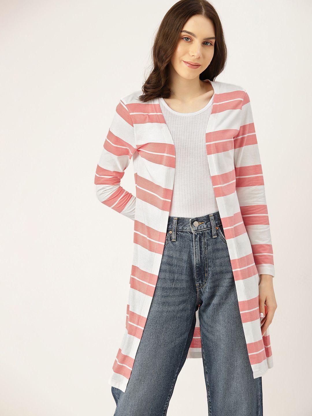 dressberry women striped longline shrug