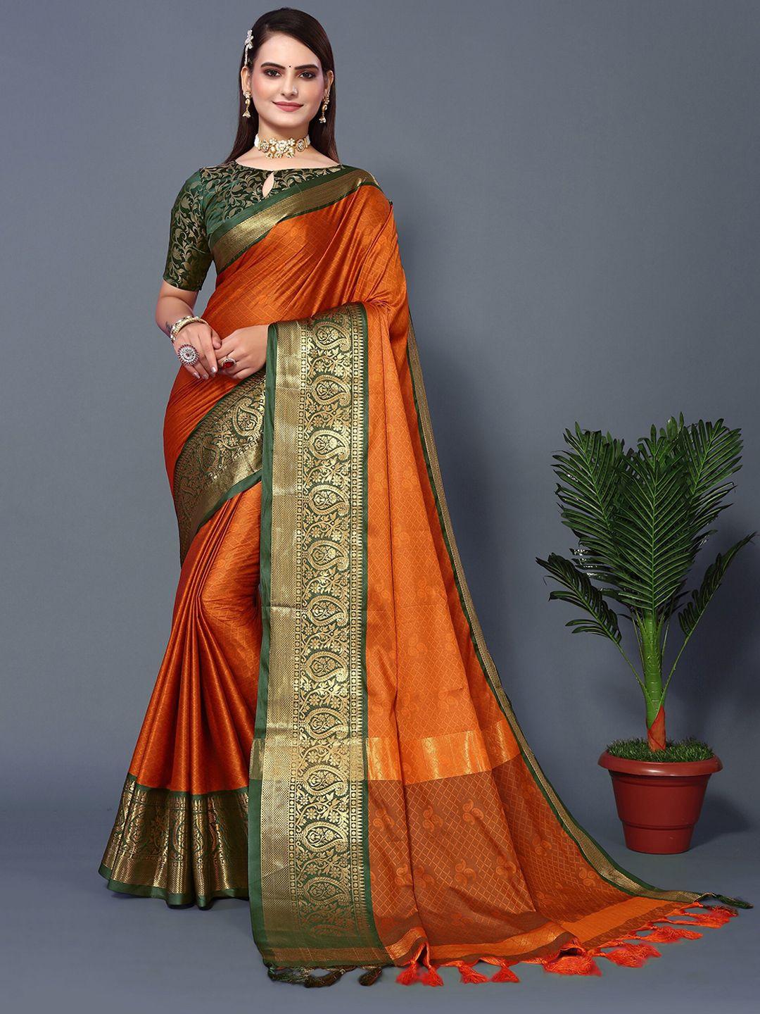 dresstive ethnic motif woven design zari saree