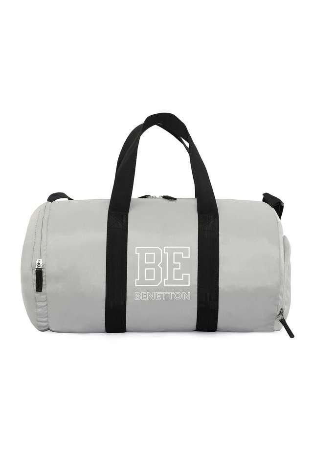 drew printed polyester zipper closure mens duffel bag