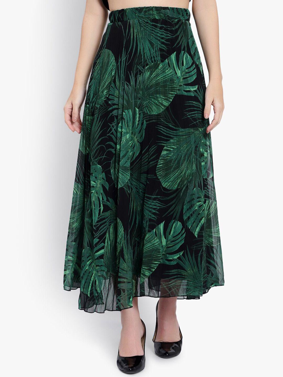 driro tropical printed maxi a-line skirts