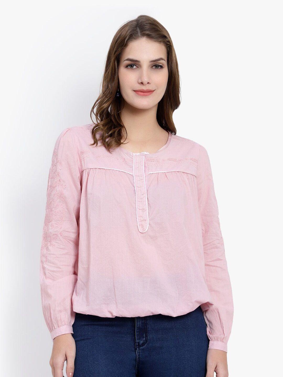 driro cotton blouson top