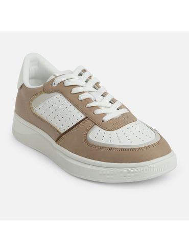 drishtia synthetic other white colorblock sneakers