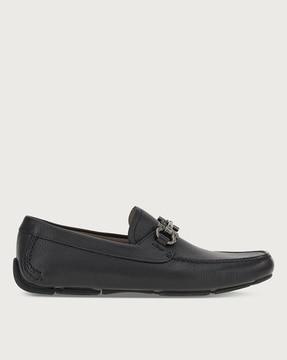 driver loafers with gancini ornament