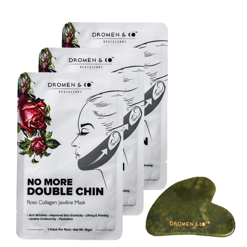 dromen & co buy 3 no more double chin lift masks and get a jade gua sha free