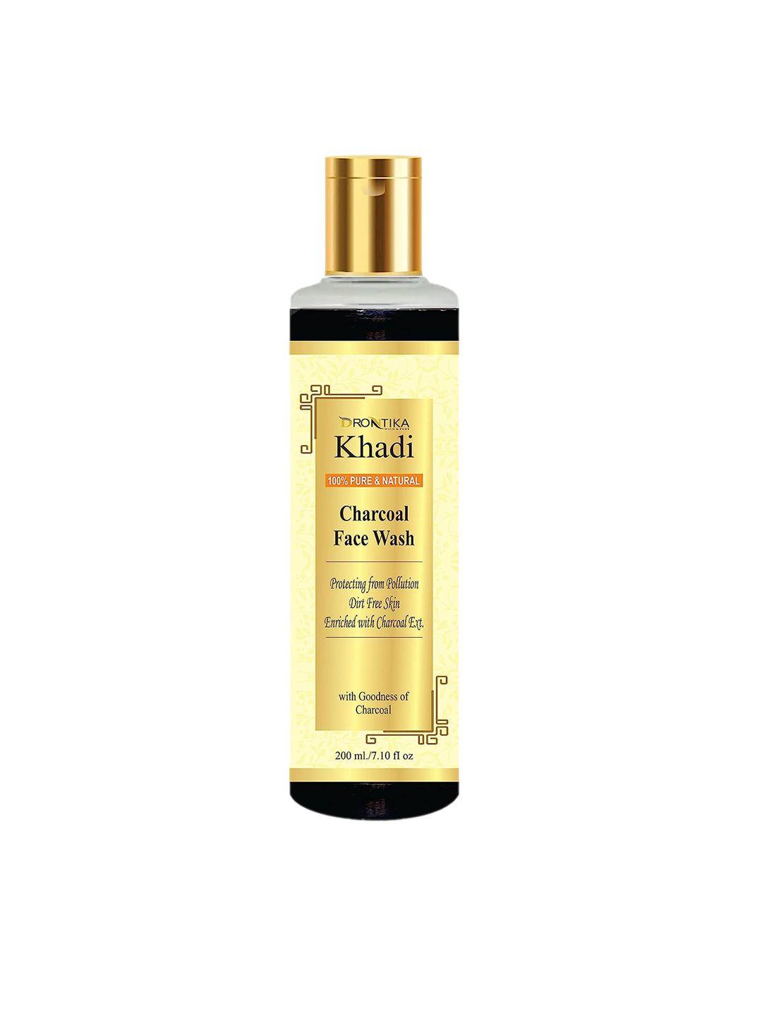 drontika charcoal face wash to protect from pollution - 200 ml