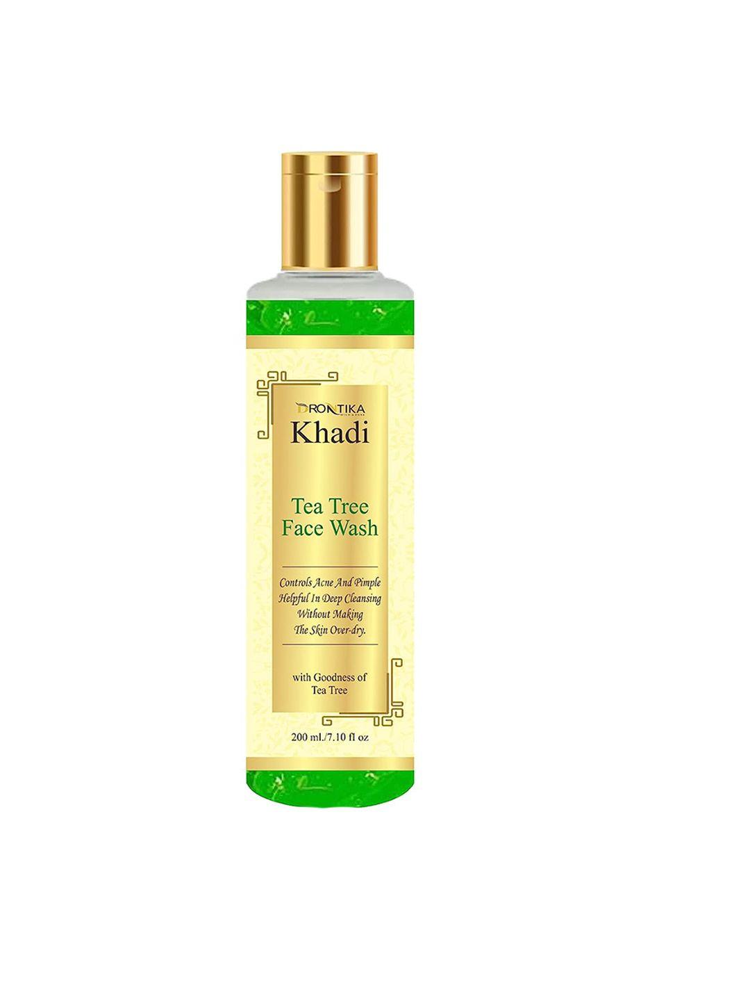 drontika tea tree face wash to control acne & pimple - 200 ml