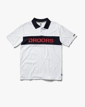 droors zion print polo t-shirt