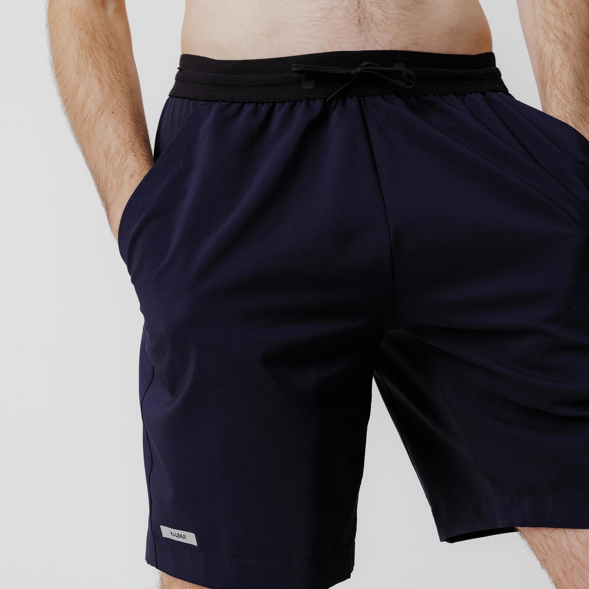 dry+ breathable men's running shorts - blue