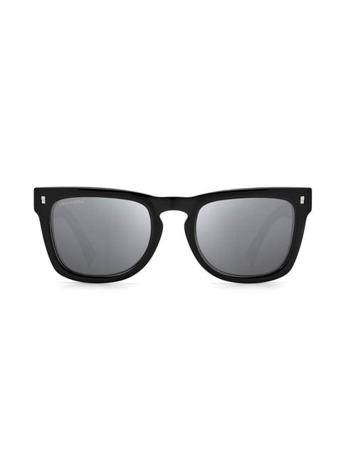 dsquared2 204953csa50t4 smoke grey square sunglasses