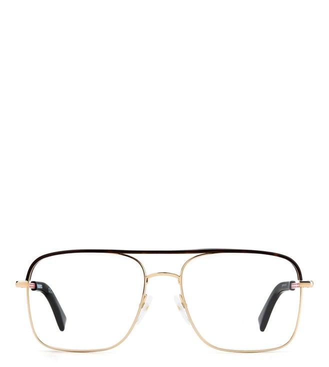 dsquared2 d2 0018-2ik-5717 gold aviator eyewear frames for men