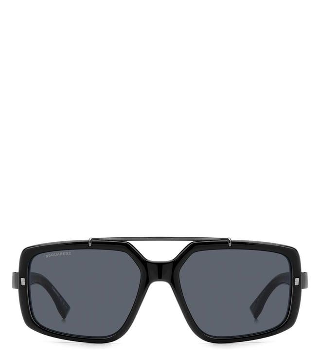 dsquared2 d2 0120/s grey uv protection rectangular sunglasses for men