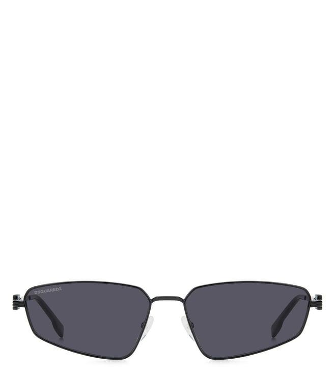 dsquared2 icon 0015/s grey uv protected rectangular sunglasses for men