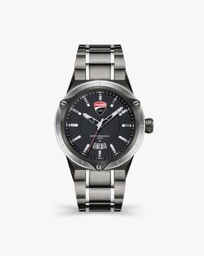 dtwgh2019704 analog watch with stainless steel strap