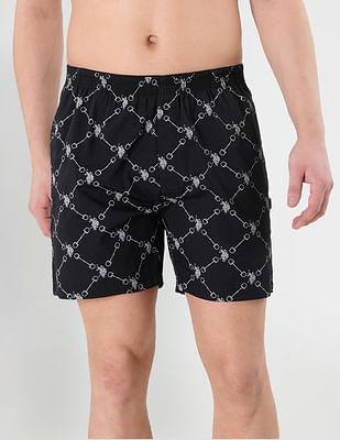 dual pocket all over print ex002 boxers - pack of 1