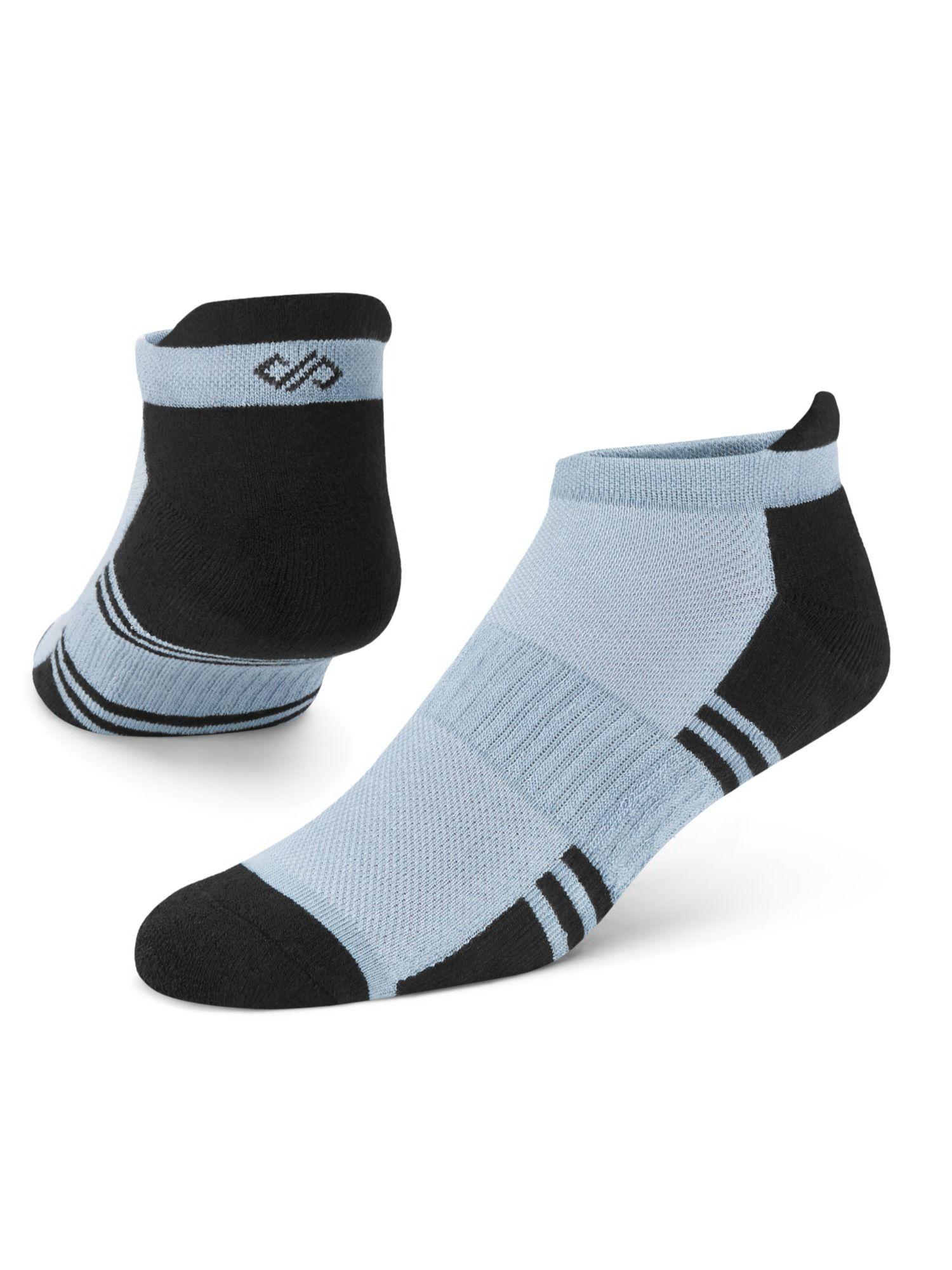 dual solid grey men bamboo ankle length socks - free size
