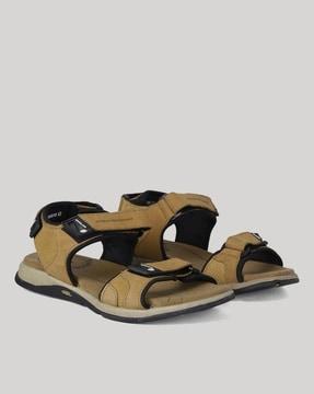 dual-strap sling-back sandals